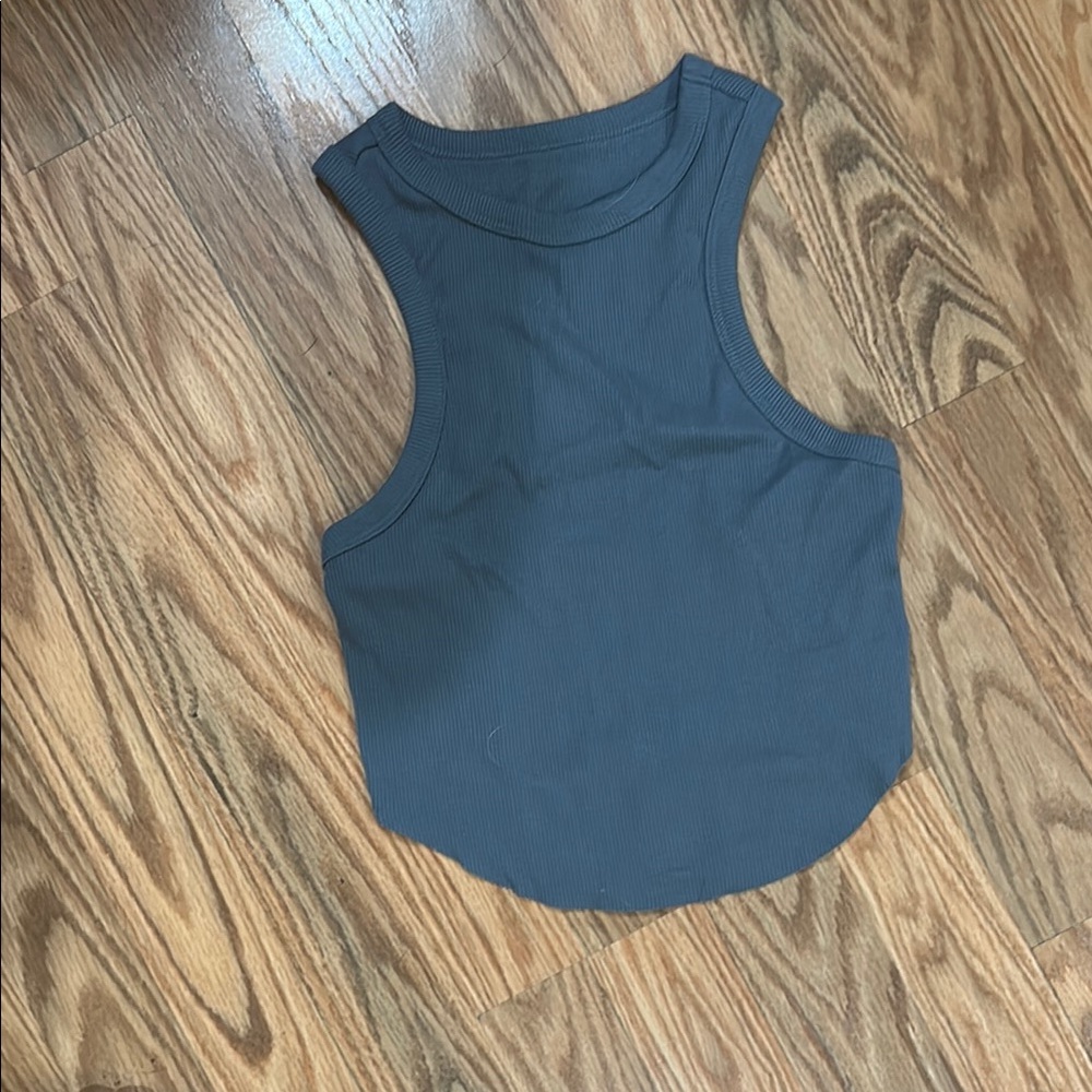 Women's Sleeveless Blue Top